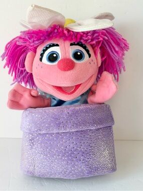 Sesame Street Abby Cadabby Plush Flowerpot Hand Puppet